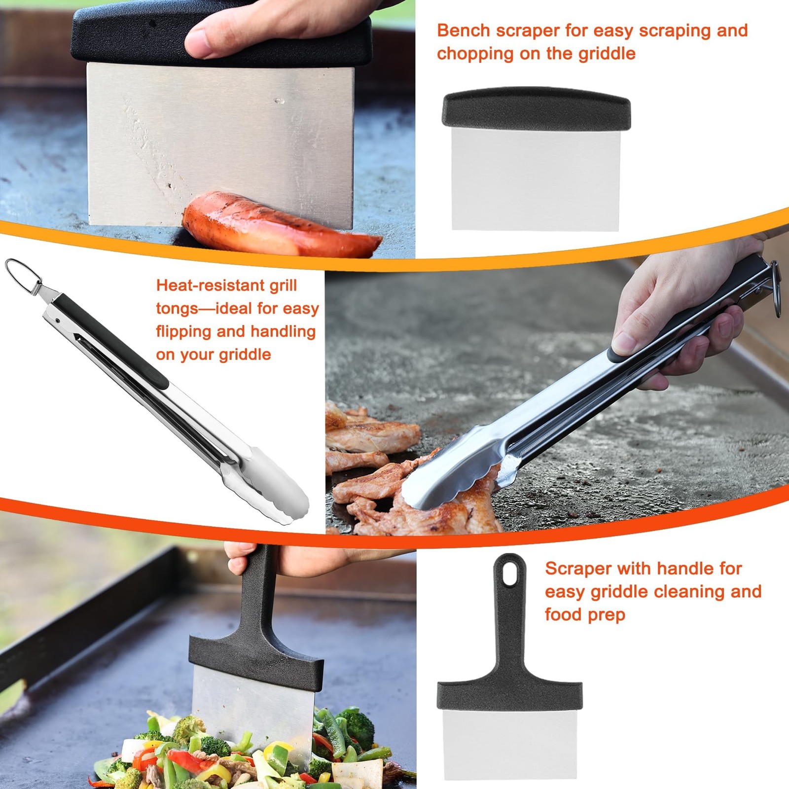 39PCS Griddle Accessories Kit, Flat Top Grill Accessories Set for Outdoor Bar... gallery