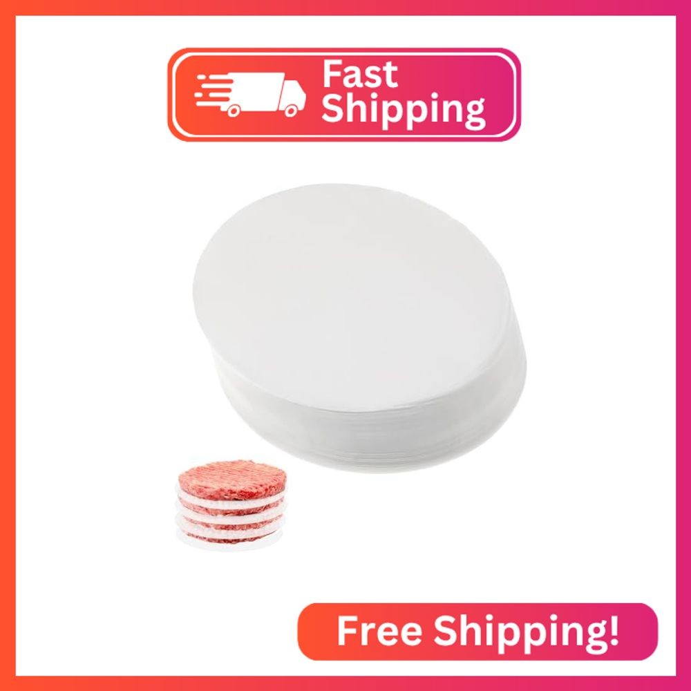 Giantree 500 Pcs 5 Inches Hamburger Patty Paper Round, Parchment Burger Papers N gallery