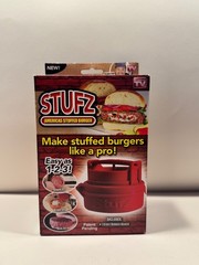 Stufz America’s Stuffed Burger Press As Seen On TV Used In Original Box