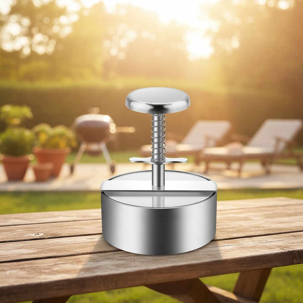 Ergonomic Burger Press with 10 Size Options - Ideal for Beef & Veggie Patties gallery