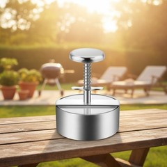 Ergonomic Burger Press with 10 Size Options – Ideal for Beef & Veggie Patties