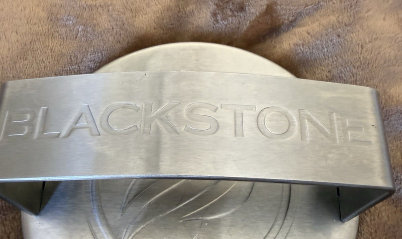 Blackstone Smash Burger Press 6" Diameter 3/8" Raised Edge Stainless Steel gallery
