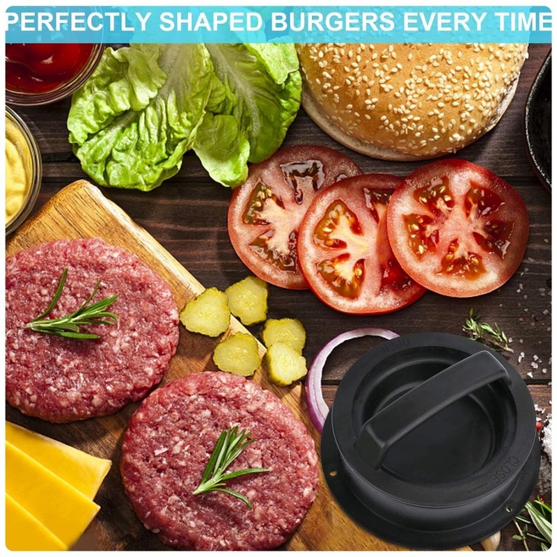 Non Stick 3-In-1 Stuffed Burger Press Hamburger Patty Mold Maker Slider BBQ gallery