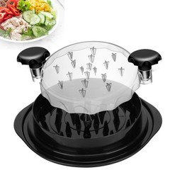 ADAM JEE Chicken Shredder with Anti-slip Mat | Visible Meat Standard, Black