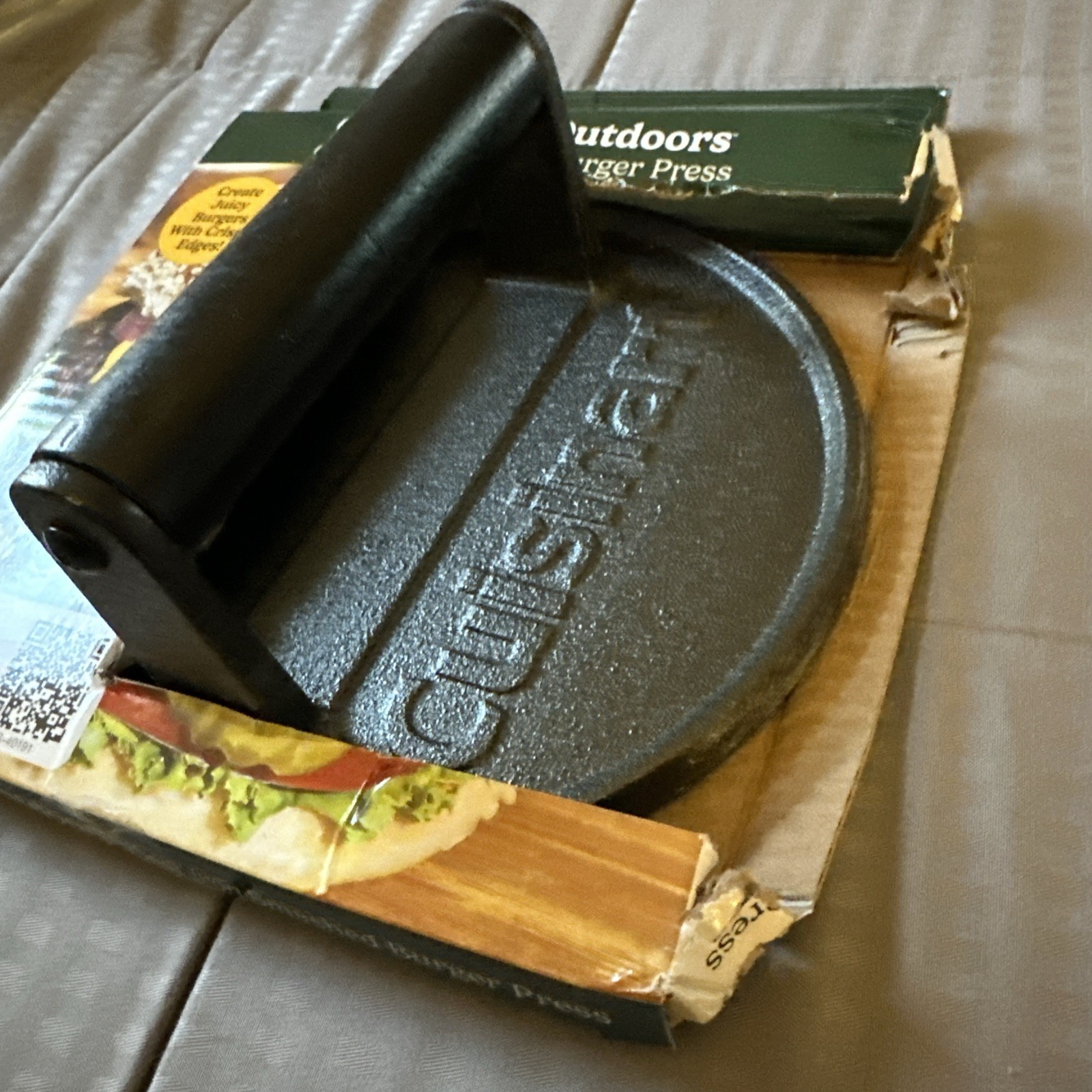Cuisinart 6.5" Cast Iron Burger Smasher Press **NEW** gallery