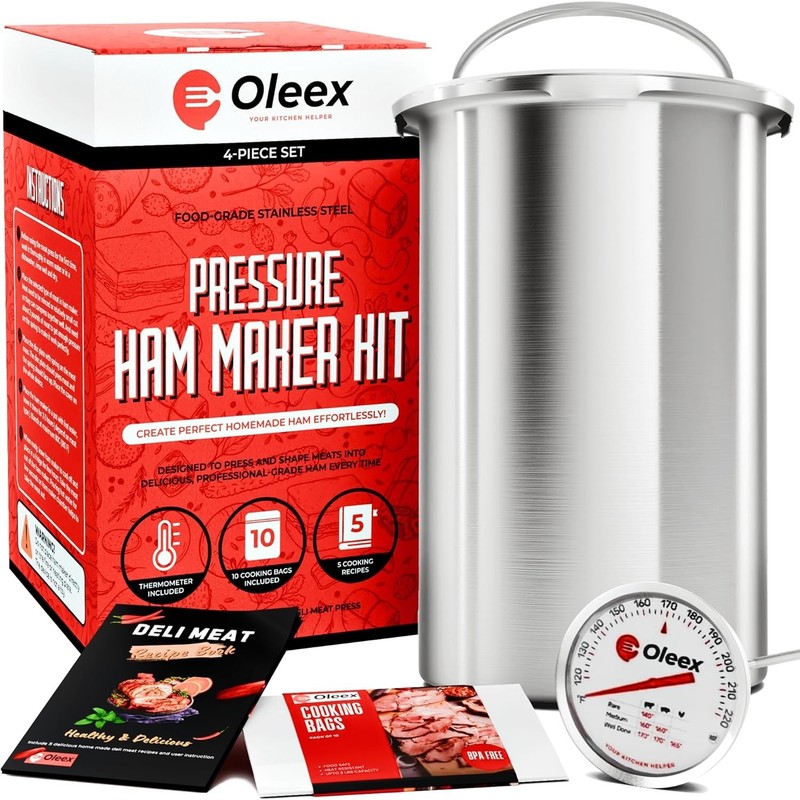 Multipurpose Meat Press with Cooking Thermometer Perfect for Homemade Sandwiches gallery