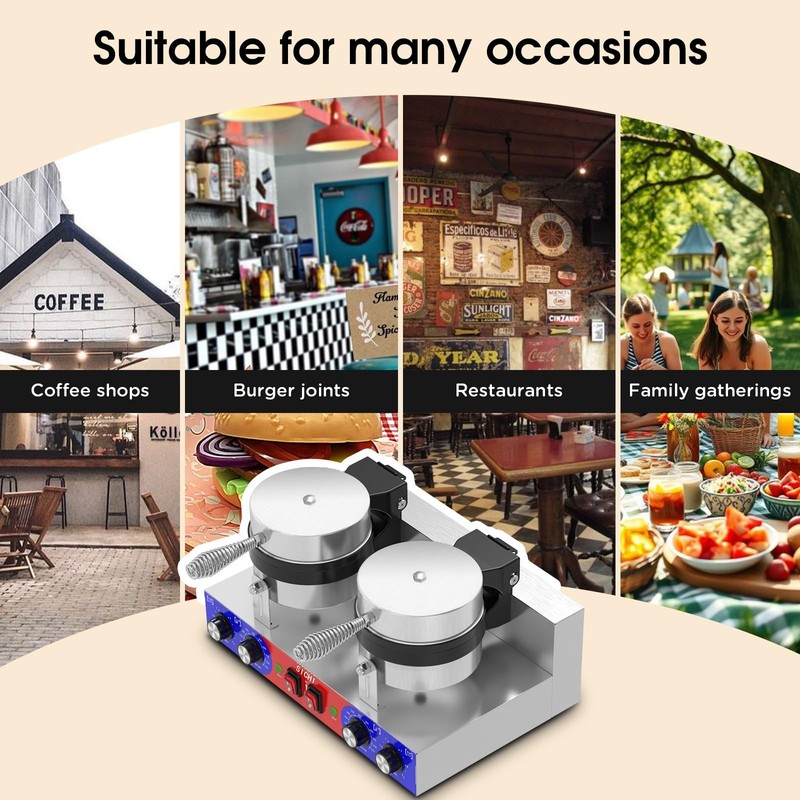 SICHI Ufo Burger Maker Machine - Commercial Ice Cream Burger Machine gallery