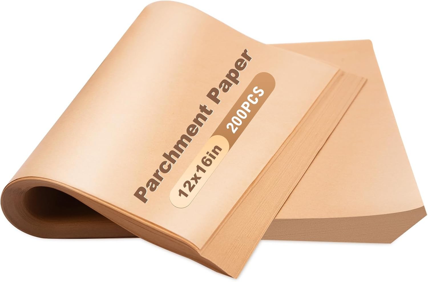 200 PCS Unbleached Parchment Paper 12x16 In – Precut 12" x 16", gallery