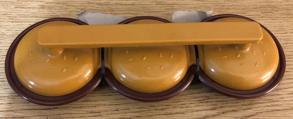 Charcoal Companion Mini Burger Press Slider Triple Patty Press Unused Vintage