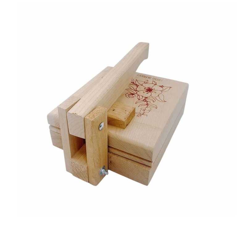 Square Wooden 10" Tortilla Press, Corn & Flour Dough Maker for Homemade Tacos gallery