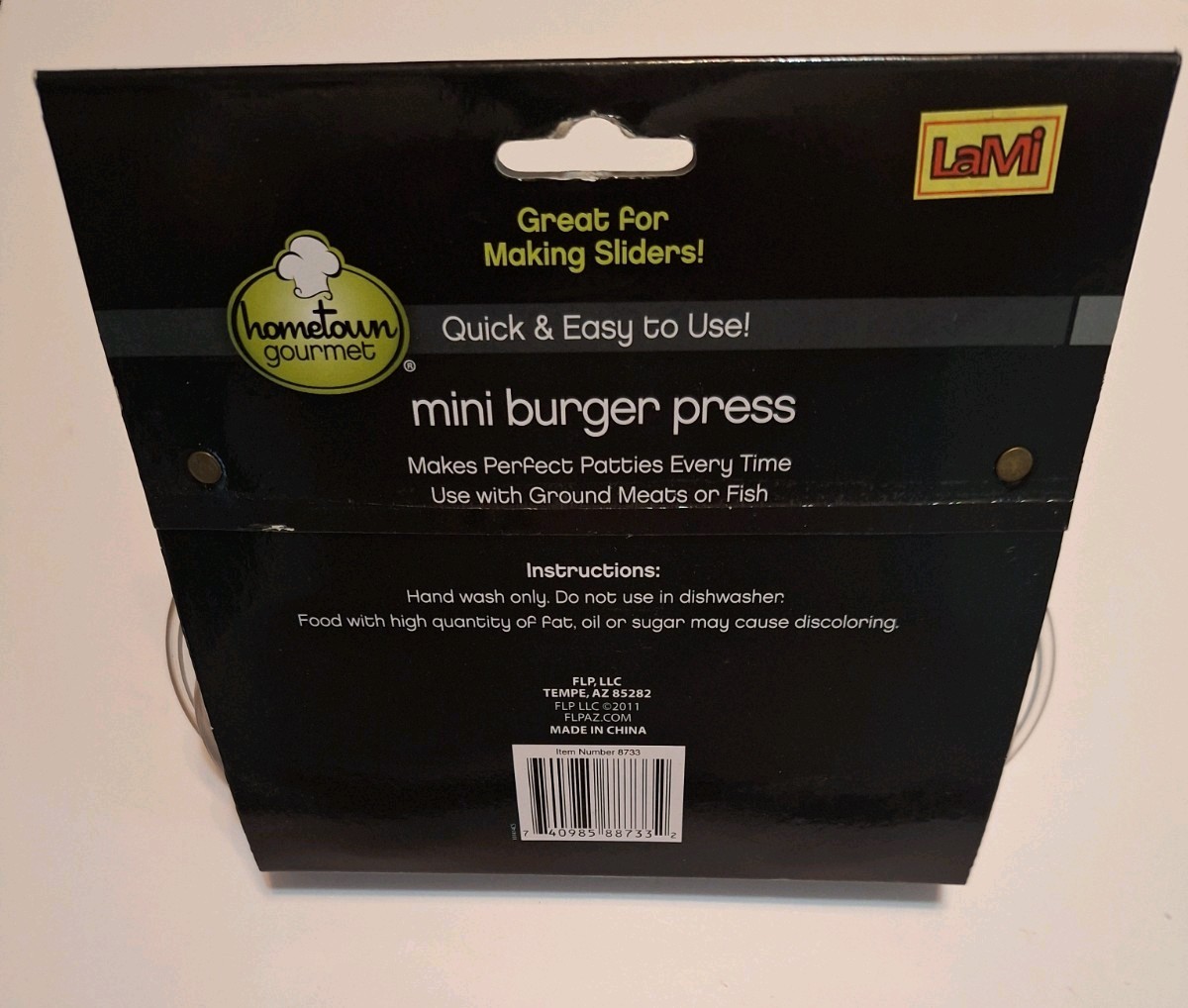Hometown Gourmet Mini Burger Press Great For Making Sliders Brand New gallery