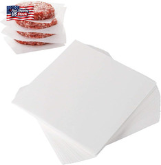 Burger Patty Paper, 5.5 X 5.5In, Set of 300, Patty Paper Squares, Baking Parchme