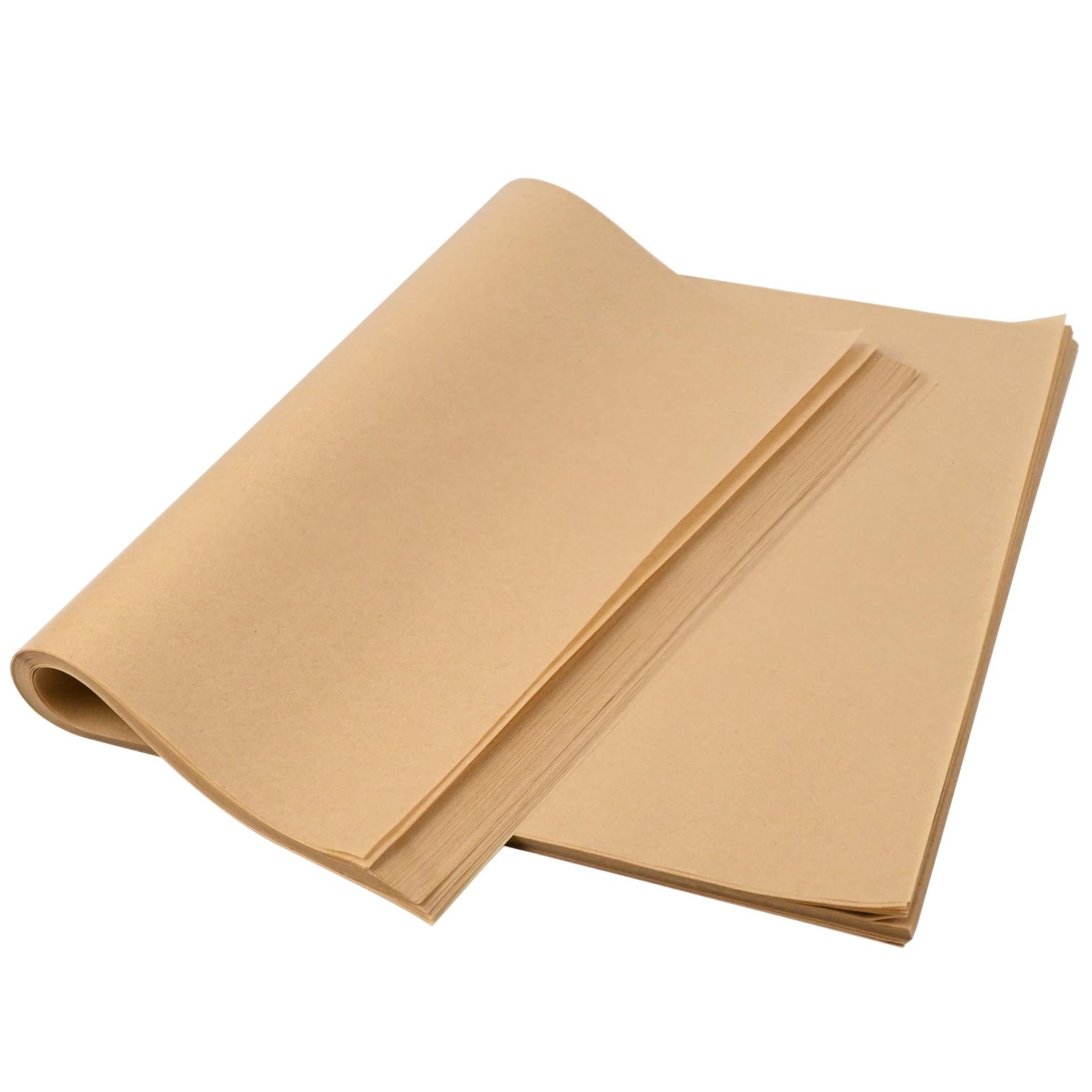 EcoDispose Non-Stick Precut Parchment Paper Half Pan -100pcs, Unbleached gallery