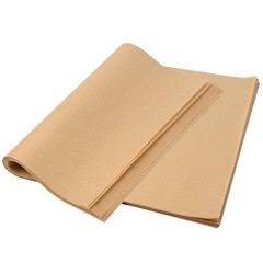 EcoDispose Non-Stick Precut Parchment Paper Half Pan -100pcs, Unbleached