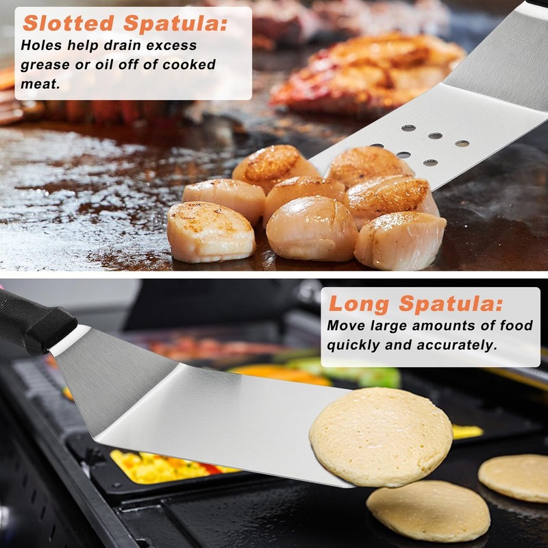N NOBLE FAMILY 27 PCS Griddle Accessories Kit, Flat Top Grill Accessories Set... gallery