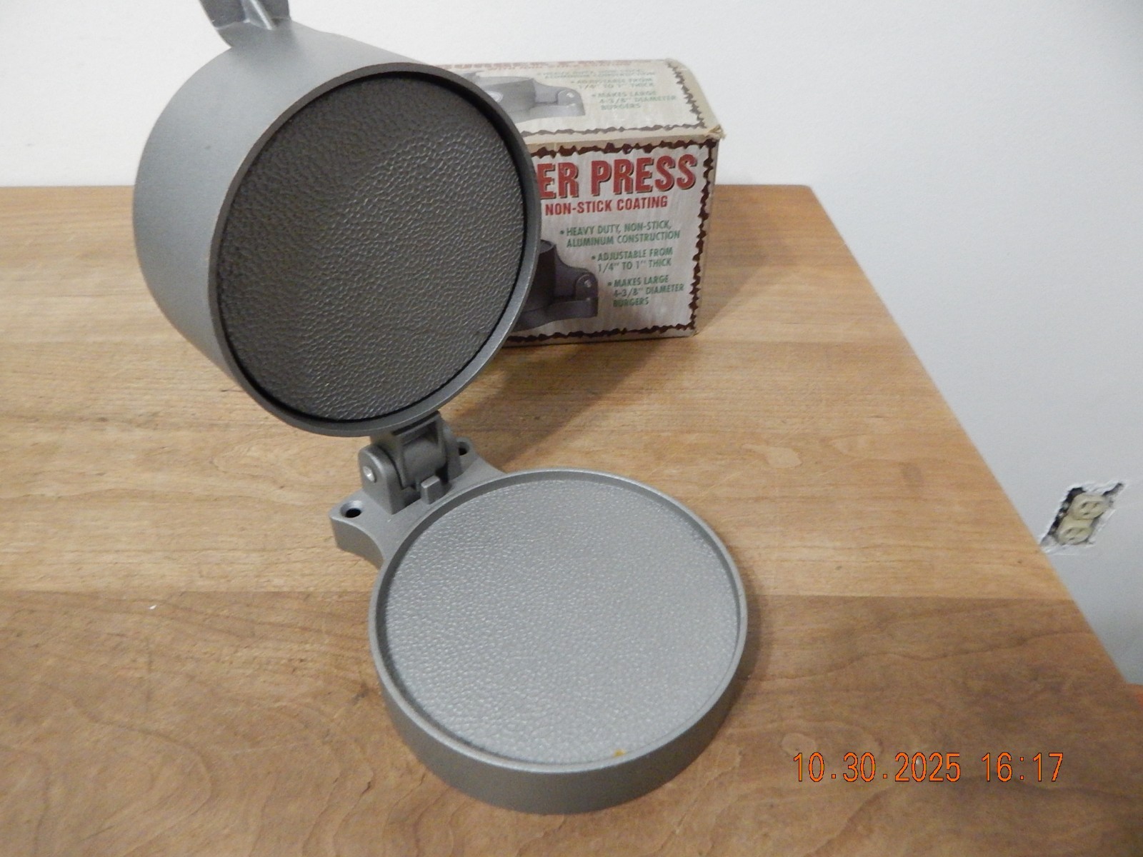 LEM Professional Burger Press Heavy Duty Non-Stick Hamburger Patty Press gallery