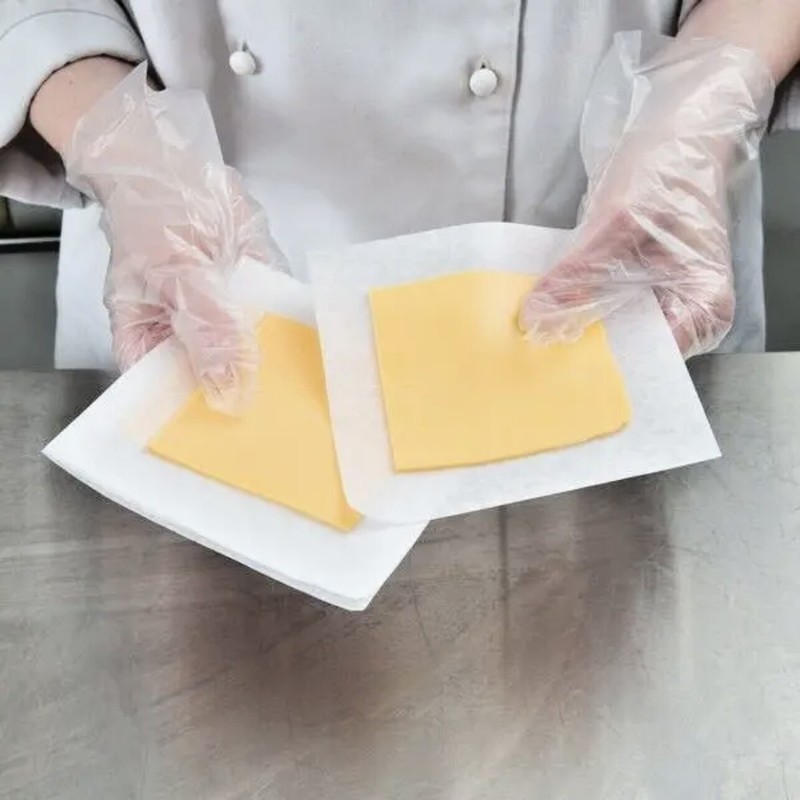 Square Parchment Patty Paper Non-stick Waxed Hamburger Sheets 5.5" x 5.5" gallery