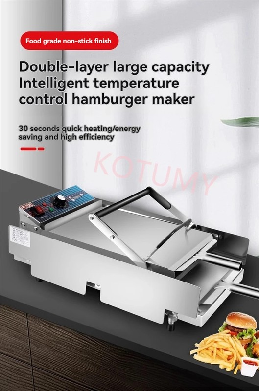 Commercial Hamburger Machine with Automatic Electric Heating Baking Equipment gallery
