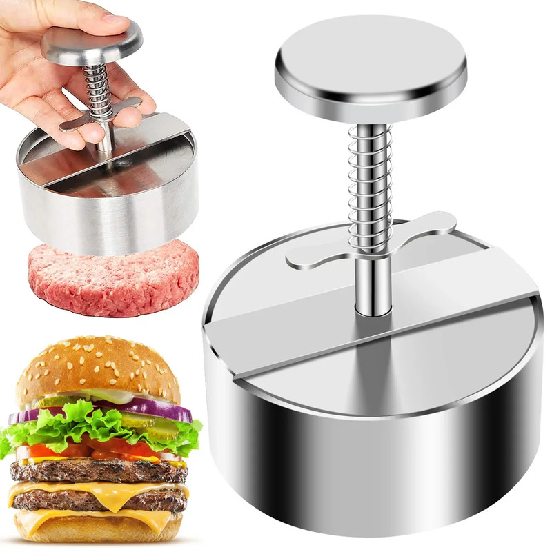 2025 Hamburger Press Hamburger Patty Maker 304 Stainless Steel Non-Stick Burger gallery