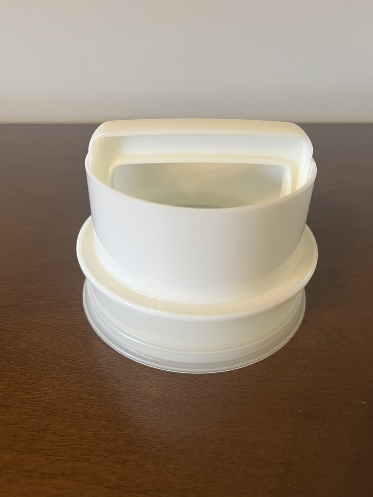 Vintage Tupperware 3 Piece Hamburger Press #882-11 #883-12 #884-23