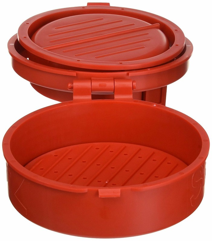 Stufz Stuffed Burger Maker-Red gallery