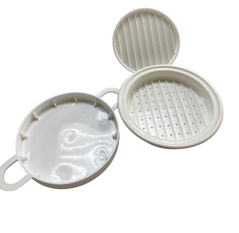 Plastic hamburger Press Mold With Handles gallery