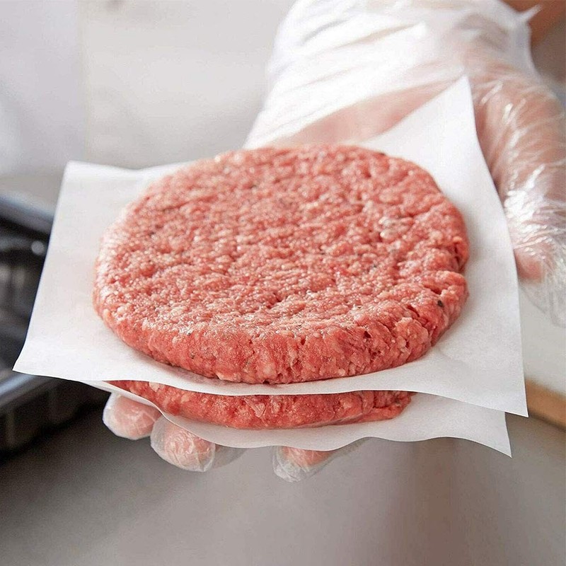 Waxed Butcher Paper Sheets | Hamburger Patty, | 200 5.5 x inches gallery