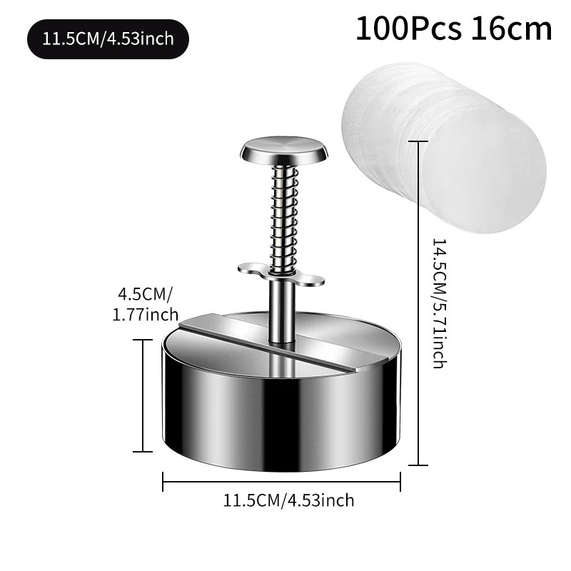 Hamburger Makers Non-Stick Smash Burgers Press Thickness Adjusted Tools gallery
