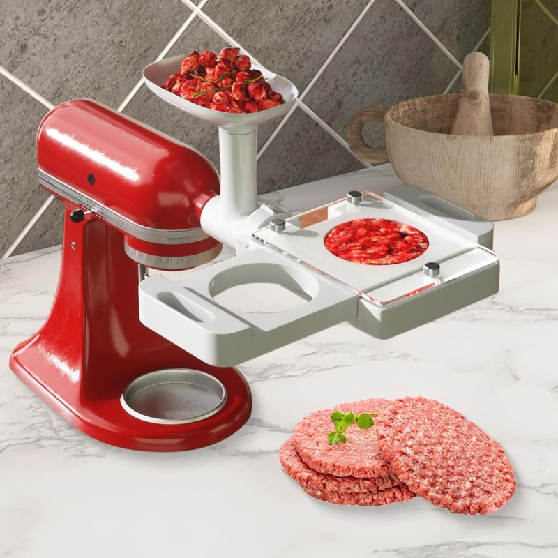 Adjustable Hamburger Press Patty Maker for Grilling, Stuffed Burgers & Sliders, gallery