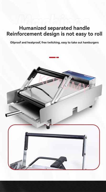 Commercial Hamburger Machine with Automatic Electric Heating Baking Equipment gallery