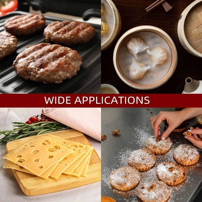 100 Pcs Burger Patty Paper Hamburger Parchment Papers 4 Inch Non-Stick Round Ham gallery
