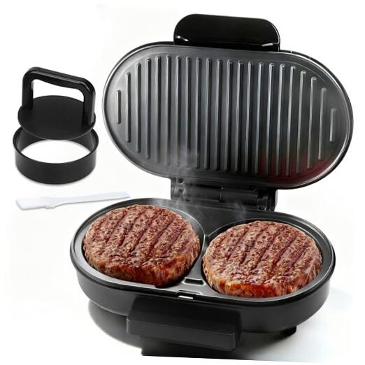 FineMade Maker, Breakfast Sandwich Maker, Burger Press Patty Double Mini Grill gallery