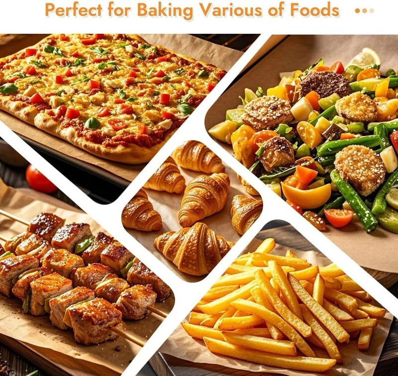 BYKITCHEN 12 x 16 Inch Parchment Paper Sheets, Non-Stick 12 x 16 Inch, Nature gallery