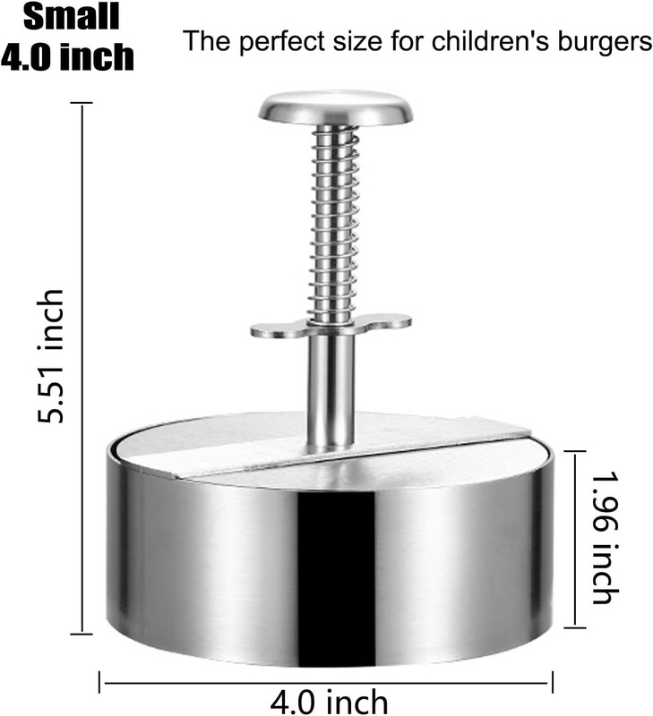 Hamburger Press Patty Maker,304 Stainless Steel Burger Press Patty Maker, Non-St gallery