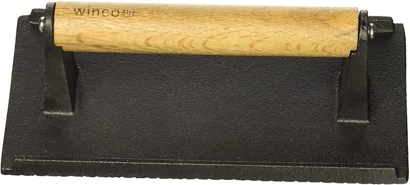 Winco SWA-2 Cast Iron Steak Weight, 4.25-Inch by 8.25-Inch gallery