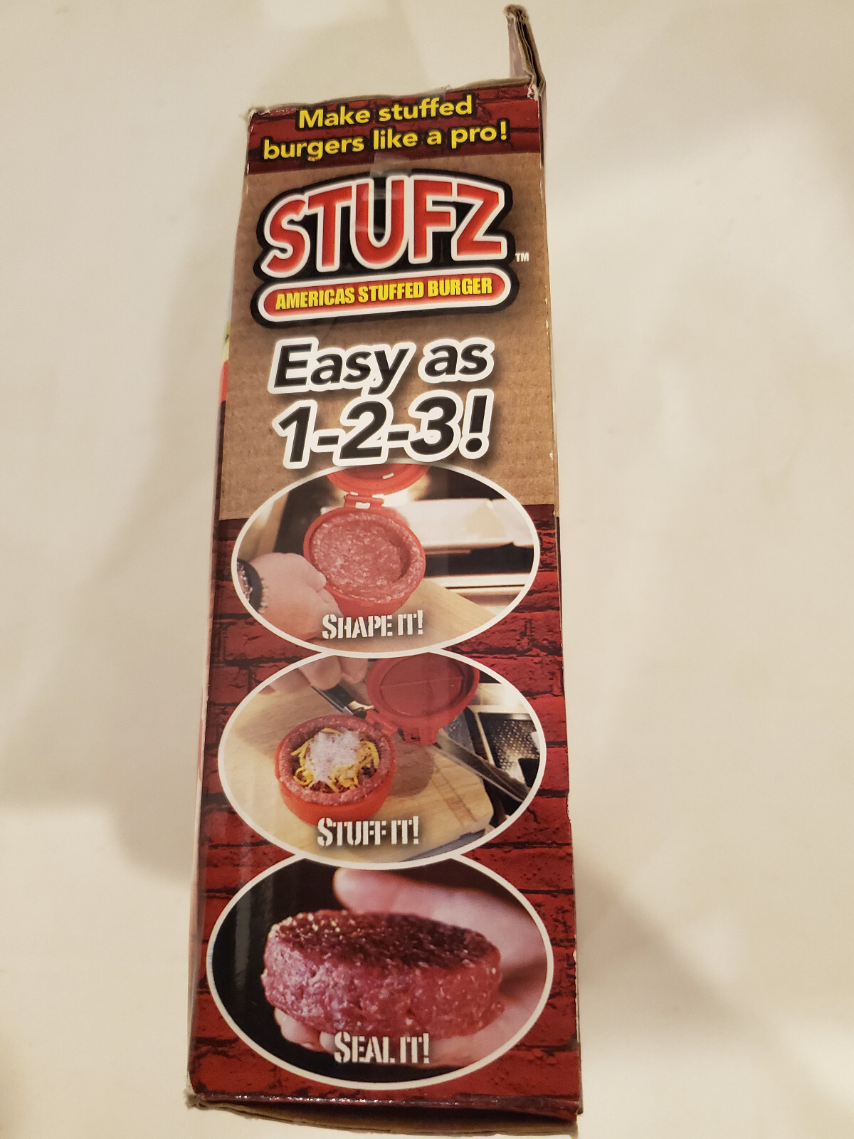 STUFZ - AMERICANS STUFFED BURGER AS SEEN ON TV NEW IN BOX gallery
