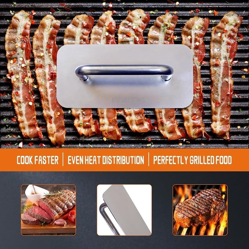 Stainless Steel Burger Press Heavy Duty Patty Maker Cooking Tool Easy Clean New gallery