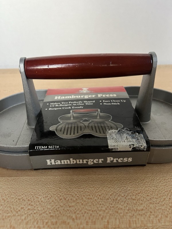 NANTUCKET GOURMET CHEF HAMBURGER PRESS NWT gallery