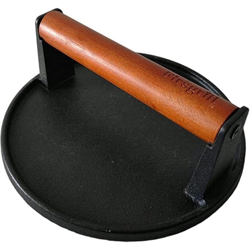 Heavy-Duty Cast Iron Bacon Press Food Grade Grill Tool Non-Stick Cookware New gallery