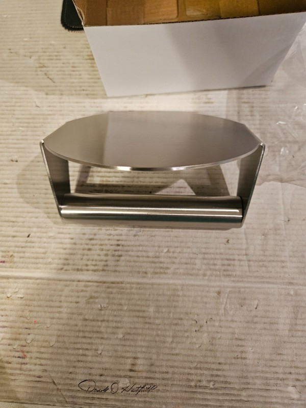 Burger Press, Round Smash Hamburger Press, Griddle Acc. Kit for Grilling NIB gallery