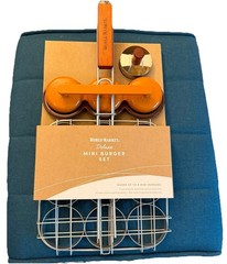World Market Deluxe Mini Burger Set – NEW -9 Burgers