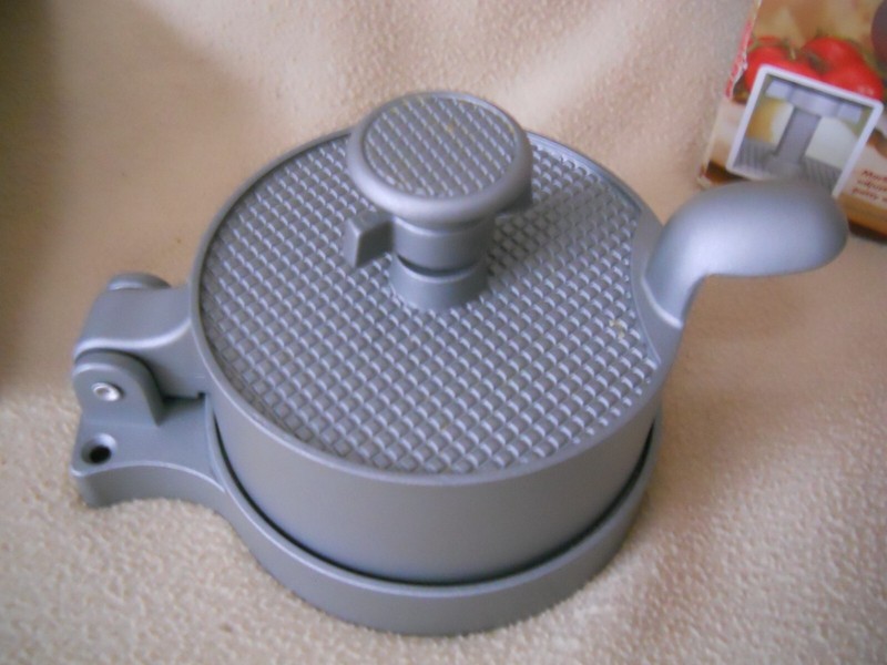Weston Single Hamburger Press / Box & Instructions gallery