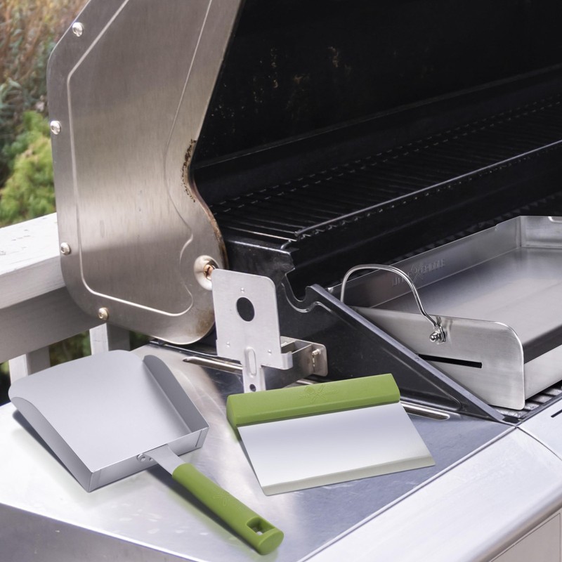 LITTLE GRIDDLE GK540 Heavy Duty Professional Grade Stainless Steel Blade Scra... gallery