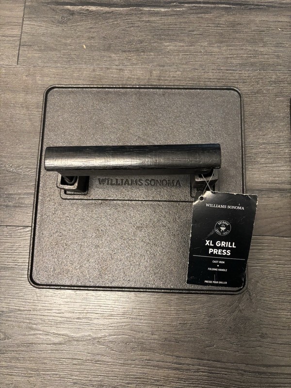 Williams Sonoma Cast Iron Grill Press Set Of 2 gallery