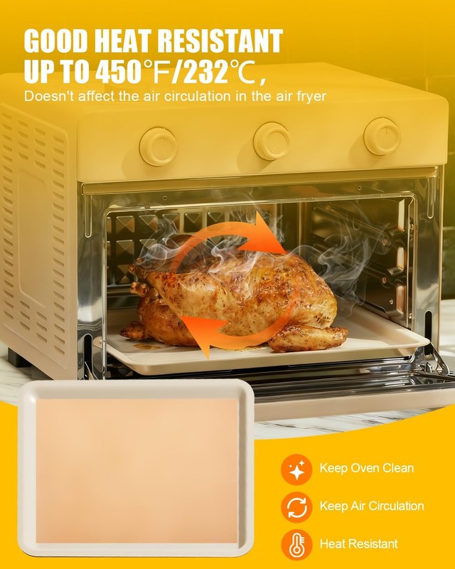 Compatible with Ourplace 31.7QT Large Wonder Oven, 130PCs Parchment Paper gallery