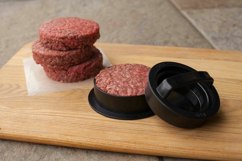 Non Stick 3-In-1 Stuffed Burger Press Hamburger Patty Mold Maker Slider BBQ gallery