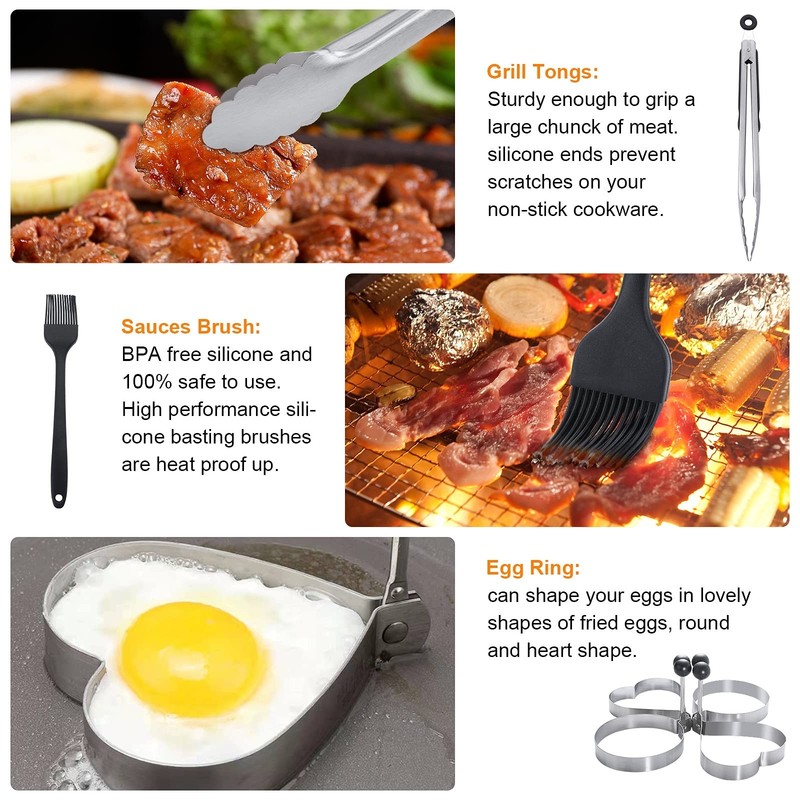 Blackstone Griddle Accessories Kit,16pcs Flat Top Grill Accessories Set for B... gallery