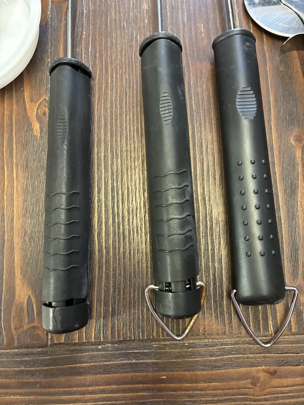 BBQ Grilling Spatula And 2 Forks, Burger Patty Shaper Press, And Pizza Cutter gallery