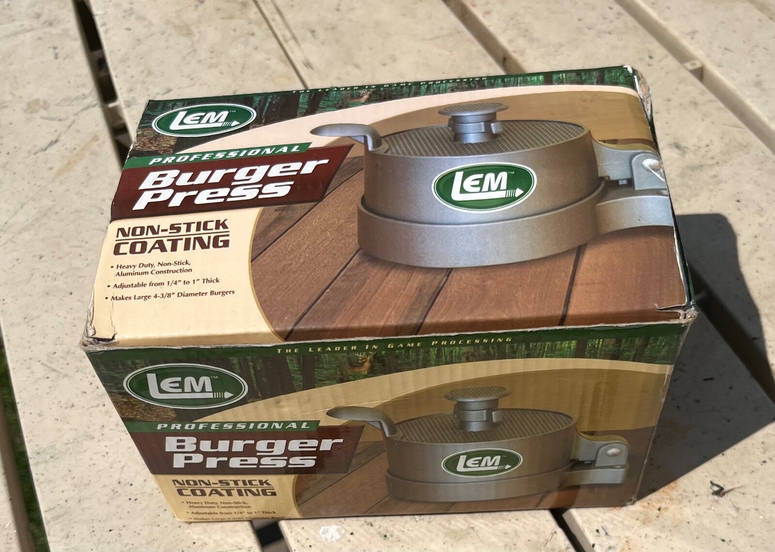 PROFESSIONAL LEM BURGER PRESS -NON STICK COATING gallery