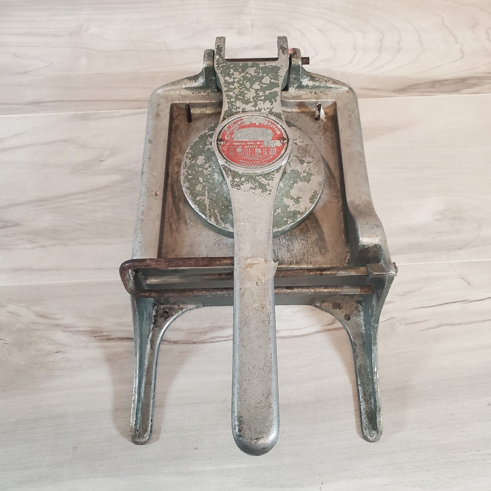 Vintage Hollymatic 'Holly Jr' Hamburger 5" Patty Mold Press Machine Aluminum gallery